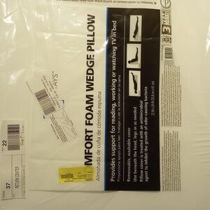 Comfort foam wedge pillow